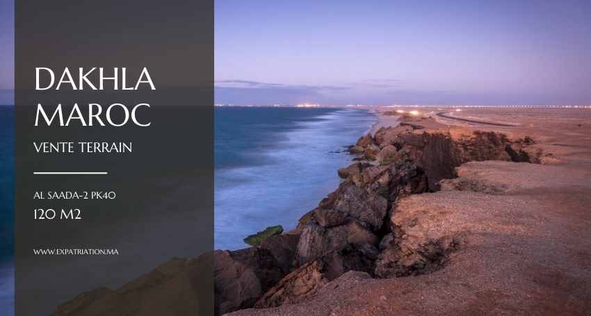 Vente terrain Dakhla au Maroc - immobilier